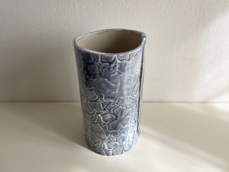 VASO BLU MELA CERAMICHE
