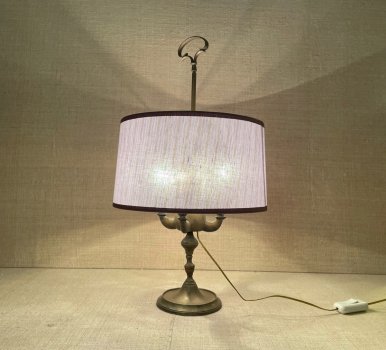 LAMPADA PARALUME IN LINO
