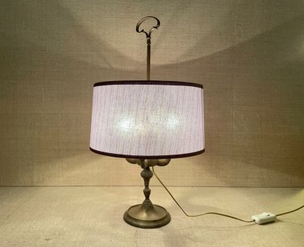 LAMPADA PARALUME IN LINO