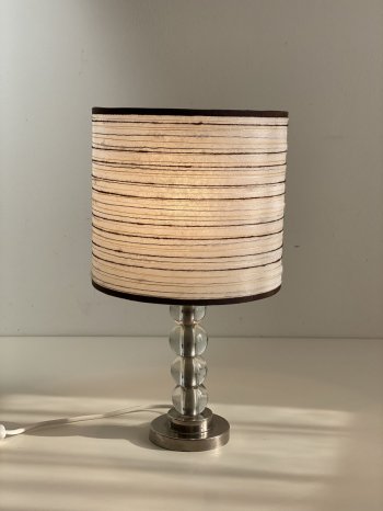 LAMPADA DA TAVOLO SFERE CRISTALLO