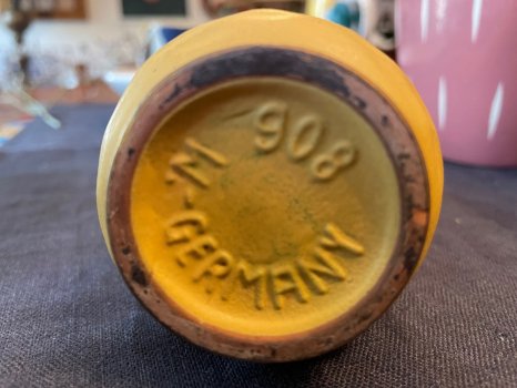 VASO GIALLO WEST GERMANY