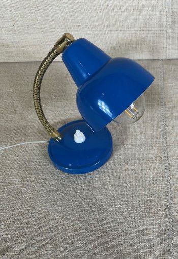 COPPIA DI LAMPADE BLU