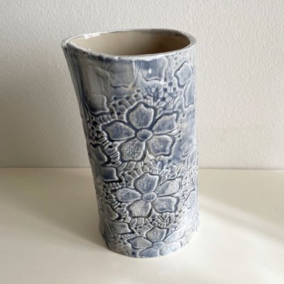 VASO BLU MELA CERAMICHE