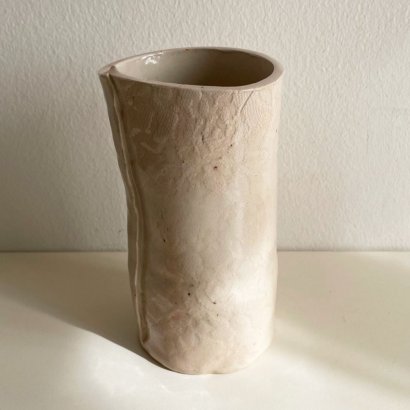 VASO BEIGE MELA CERAMICHE